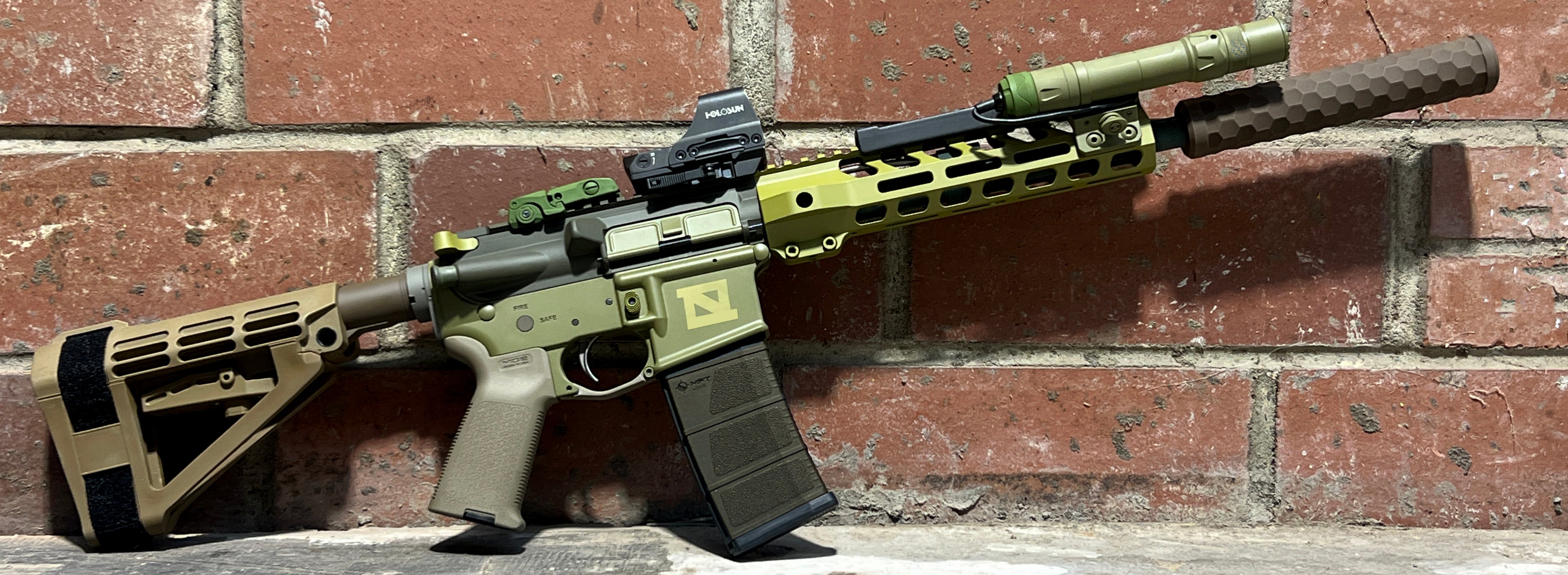 Custom Cerakote rifle finish by Tillberg Surface Lab in Klamath Falls Oregon