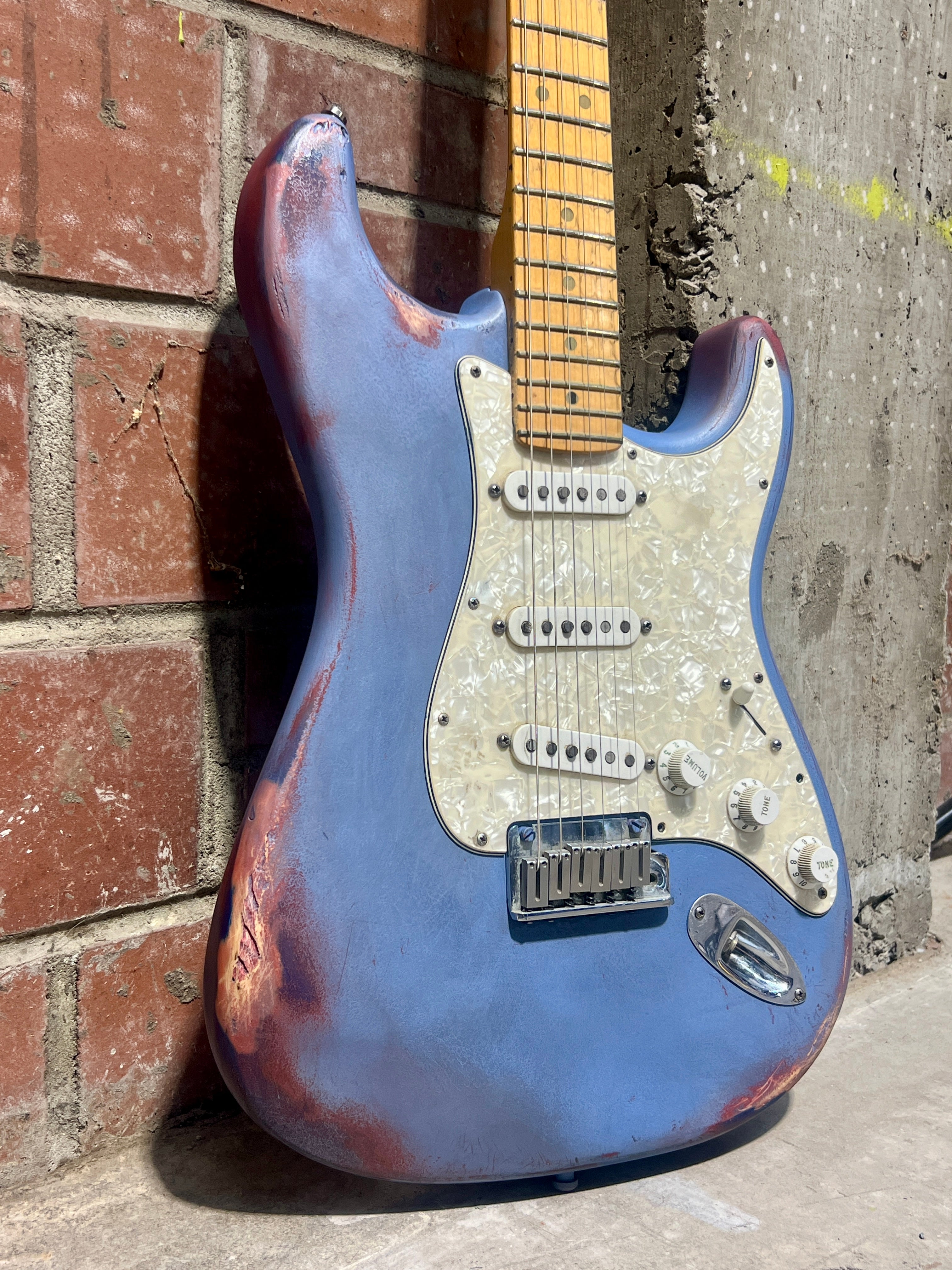 distressed cerakote on fender stratocaster